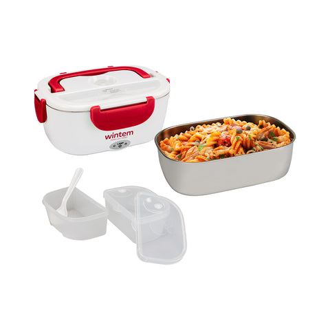 Lunchy Box Red Steel Food Warmer