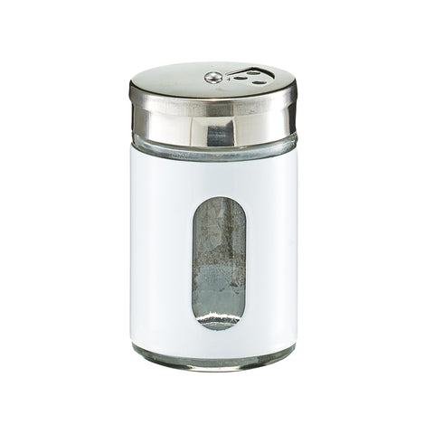 White Metal Spice Dispenser Jar