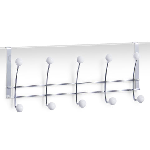 Door-Mounted Clothes Hook Rail
