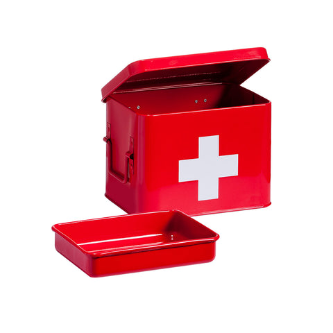 Metal First Aid Kit 21,5x16x16cm