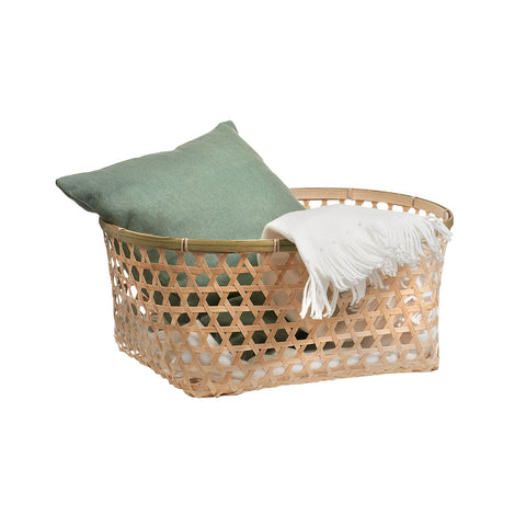 Woven Bamboo Storage Basket