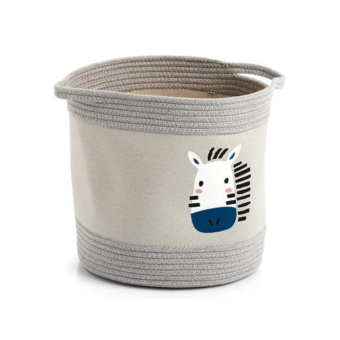 30cm Children's Storage Basket With Zebra