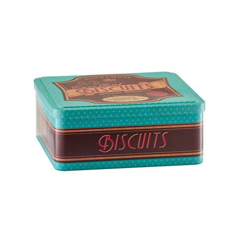 Metal Biscuit Container 20x20 Cm
