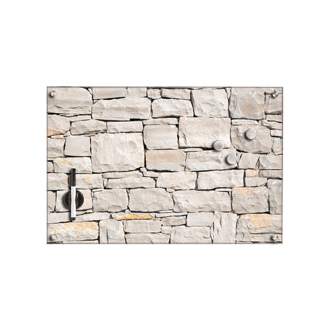 Glass memo board 60×40 cm – Magnetic, Wall-Effect Design