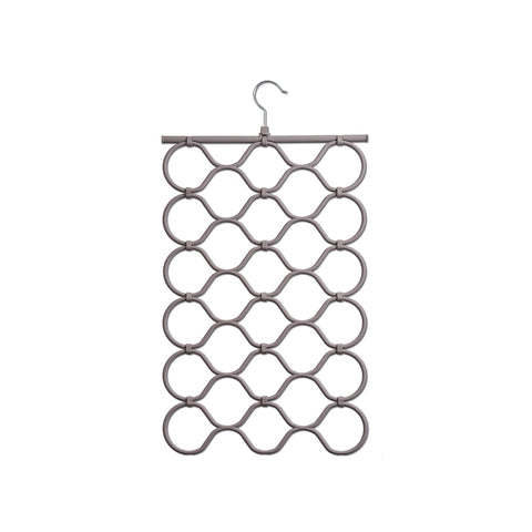 Gray plastic accessory holder
