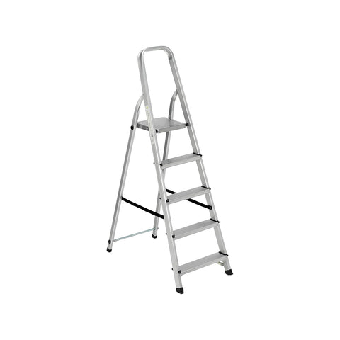 5-Step Folding Aluminum Ladder