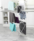 immagine-2-rayen-stendibiancheria-verticale-pieghevole-a-3-ripiani-in-acciaio-61x138x445cm-ean-8412955301149