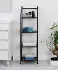immagine-4-feridras-scaffale-portaoggetti-per-bagno-a-4-piani-in-metallo-nero-335x116x275cm-ean-8056471564567
