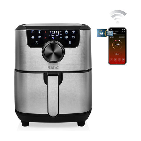 Stainless steel air fryer 4,5l 1500w