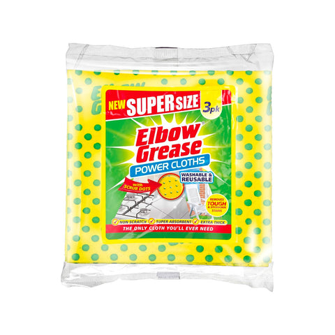 Power Cloths with Super-Absorbent, Eco-Friendly Scrub Dots